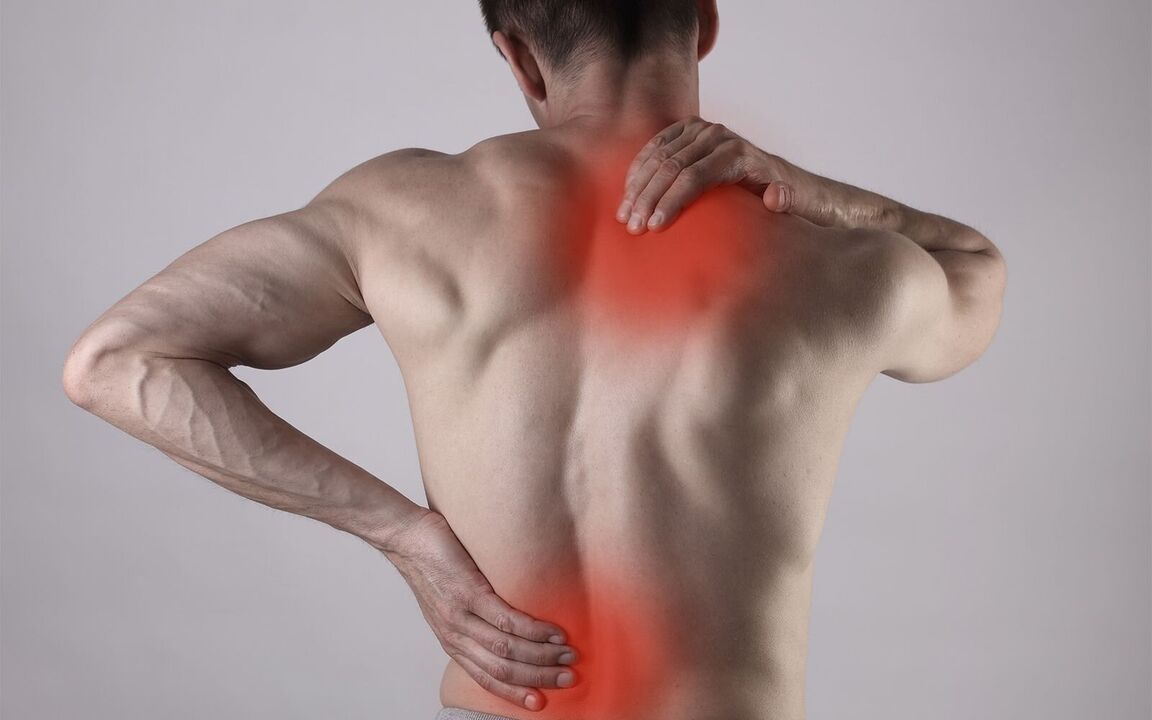 El dolor de espalda es un signo de enfermedad del sistema musculoesquelético. 