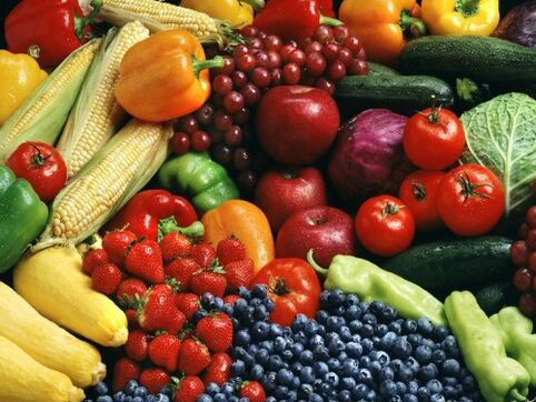 verduras y frutas para la osteocondrosis de la columna vertebral
